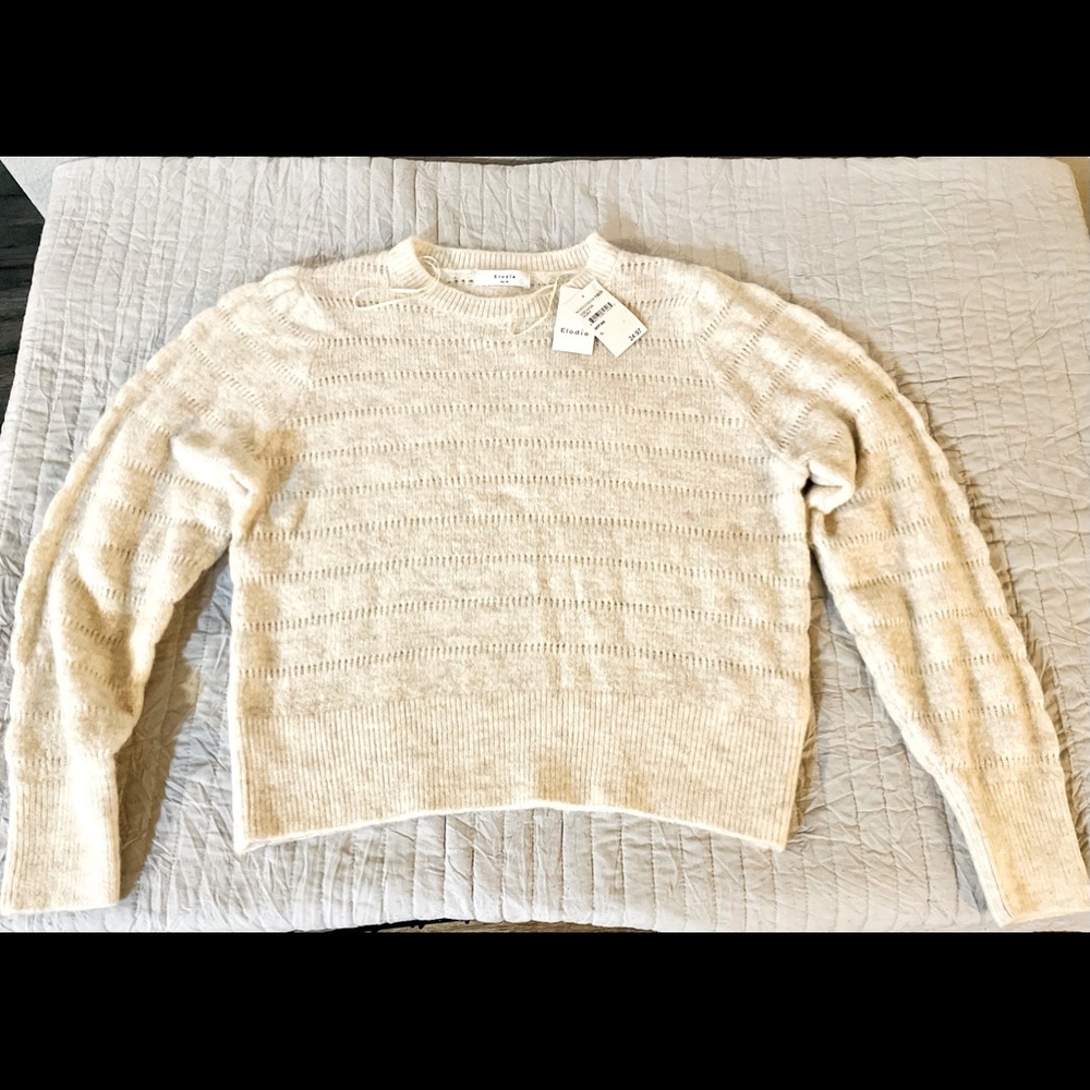 Elodie Ivory Women’s Sweater- Size XL